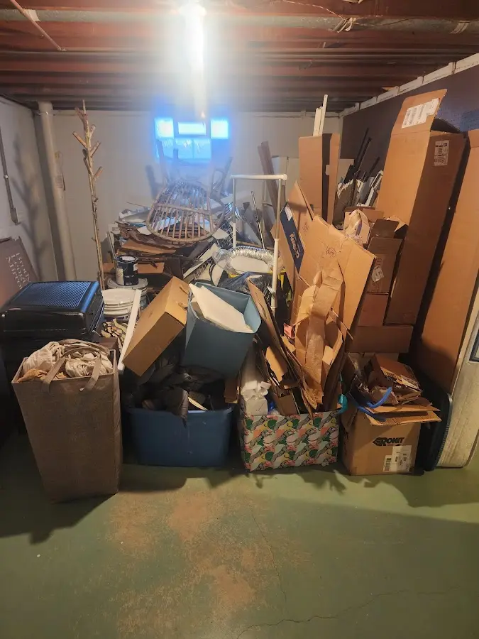 Roll-off dumpster container at job site for Concrete Dumpster Rental in Hoosick